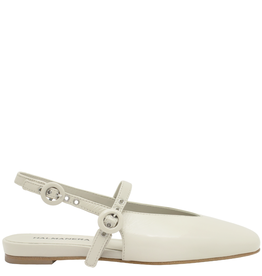 Halmanera Halmanera H49M OffWhite Glaze Sling Mary Jane Flat 4014