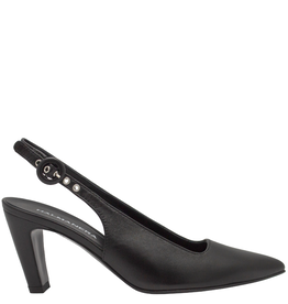 Halmanera Halmanera H49W Black  Sling Back Pump 4020