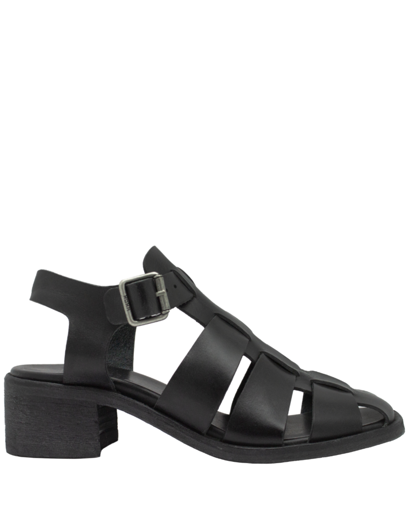 Moma Moma MA11S Black Sling Fisherman Sandal 3454