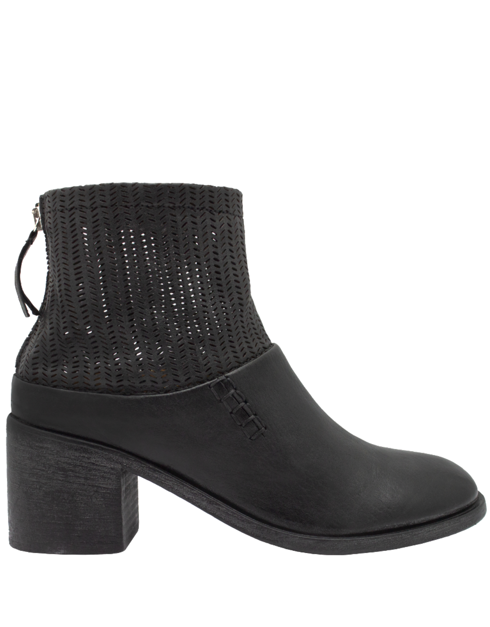 Moma Moma M11W Black Nappa Lazer Ankle Boot 4053