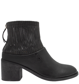 Moma Moma M11W Black Nappa Lazer Ankle Boot 4053