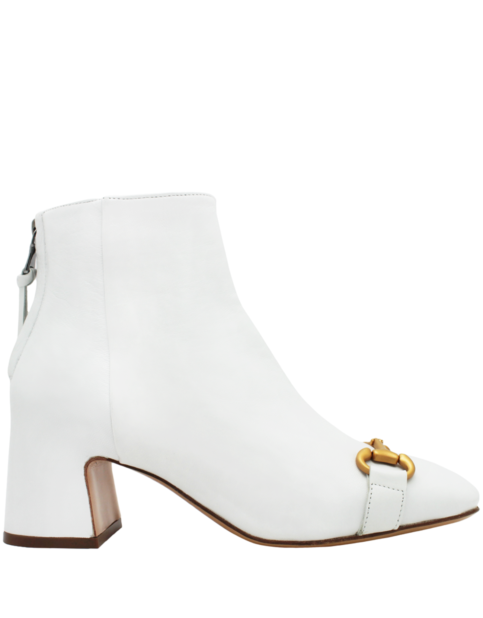 MaraBini MaraBini M10K White Ankle Boot With Bit 9974
