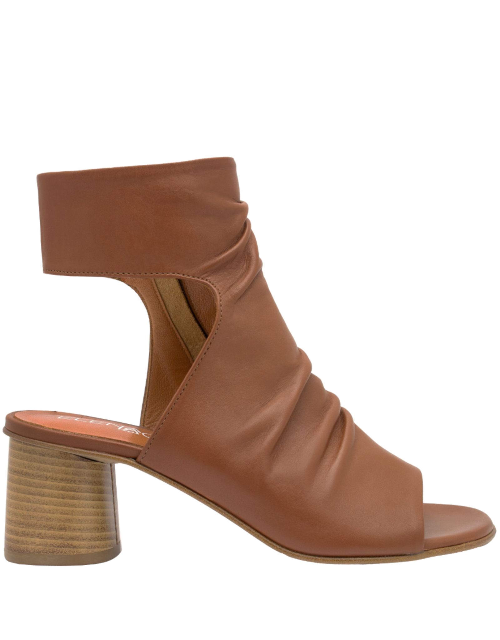 Strategia Strategia EI59C Camel Ankle Strap Sandal  Round Heel 4227