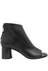 Strategia Strategia  EI59D Black Back Zipper Open Toe Sandal 4232