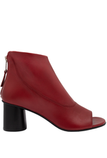 Strategia ElenaIachi EI59E Red Back Zipper Open Toe Sandal 4232