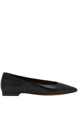 MaraBini MaraBini M12P Black Calf Ballerina Flat 1023