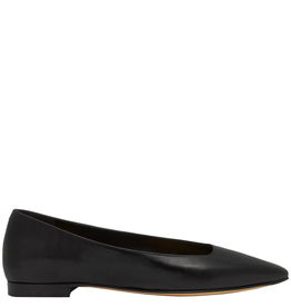 MaraBini MaraBini M12P Black Calf Ballerina Flat 1023