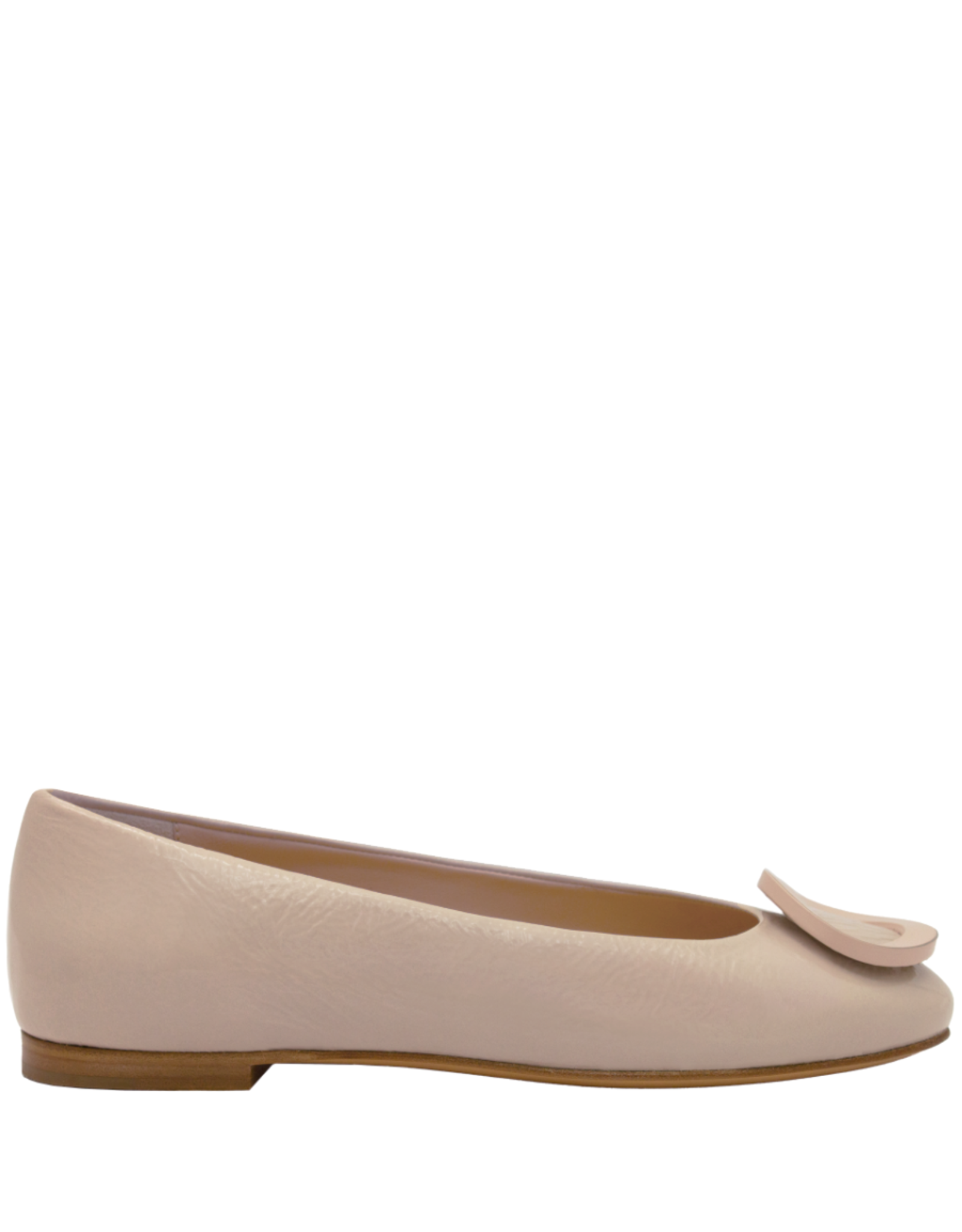 MaraBini MaraBini M12S Nude  Round Toe Ballerina With Ornament 1026
