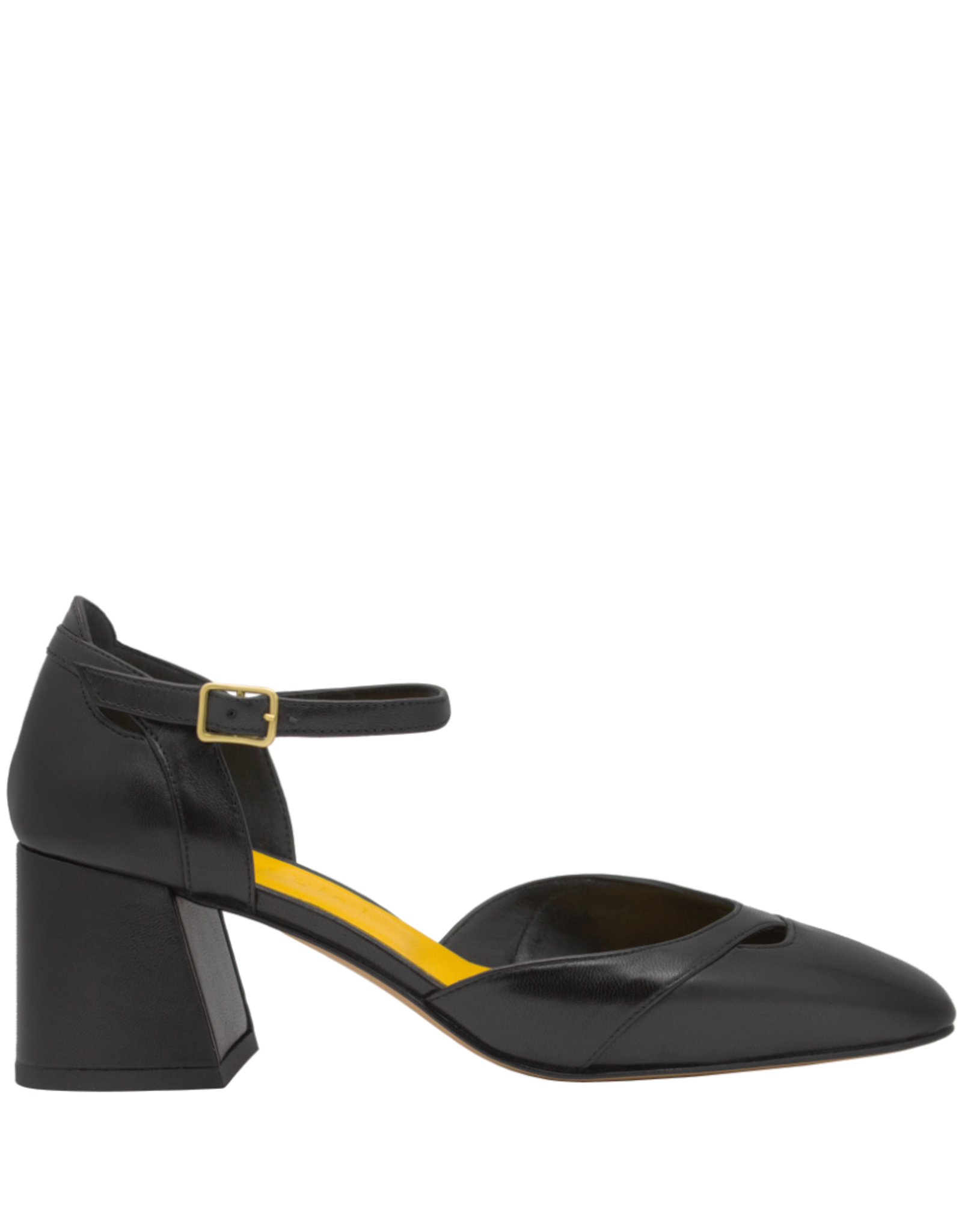 MaraBini MaraBini M12U Black Mary Jane Square Toe 1027