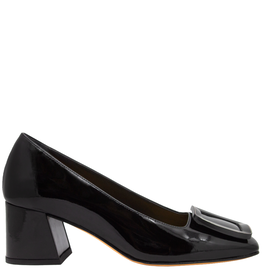 MaraBini MaraBini M12W Black Pump W/ Square Buckle 1028