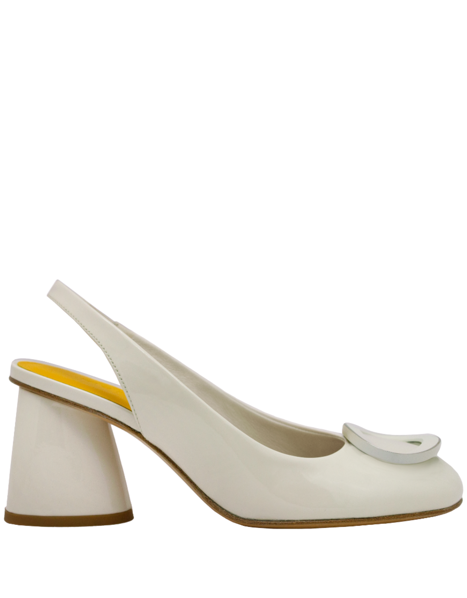 MaraBini MaraBini M12Z Latte Sling Pump With Buckle Detail 1029