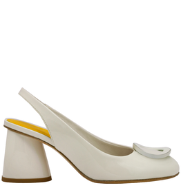 MaraBini MaraBini M12Z Latte Sling Pump With Buckle Detail 1029