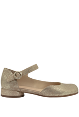 Now Now N45S Gold  Asymmetric Flat Mary Jane 9143