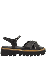 Now Now N46G Black Buckled Tread Sole 9174