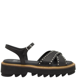 Now Now N46G Black Buckled Tread Sole-9174
