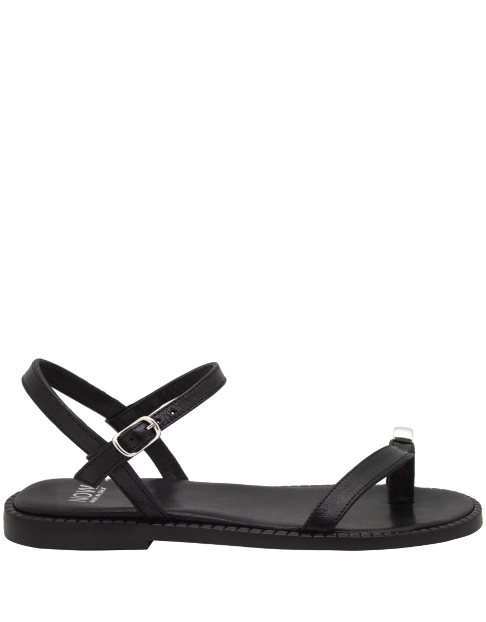 Now Now N46A Black Asymmetric Strap Sandal 9191