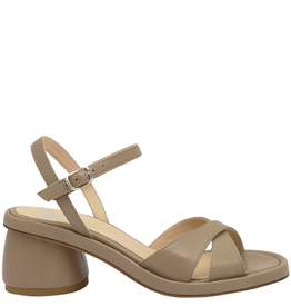 Now Now N46C Taupe Cross Over Buckle Sandal 9220
