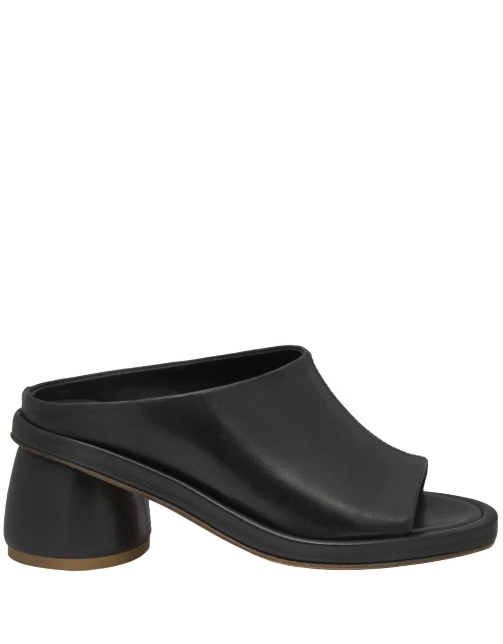 Now Now N46F Black Open Toe Mule 9225