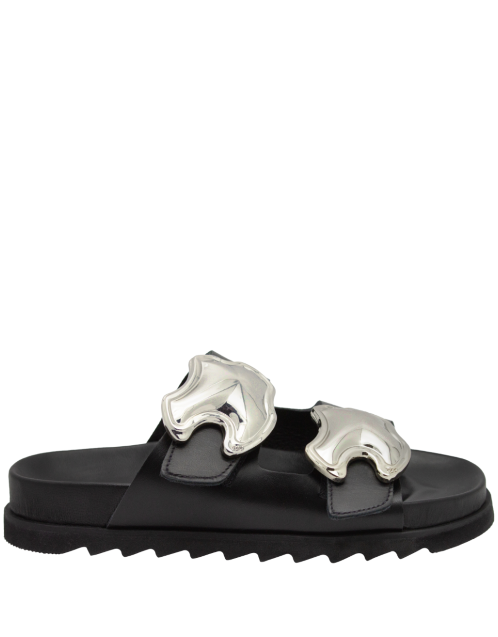 Antenora Antenora AT1L Black Mule With Molded Footbed Candel