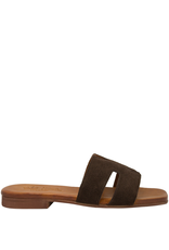 Nuova Nuova N1S Brown Suede H-Mule 5050