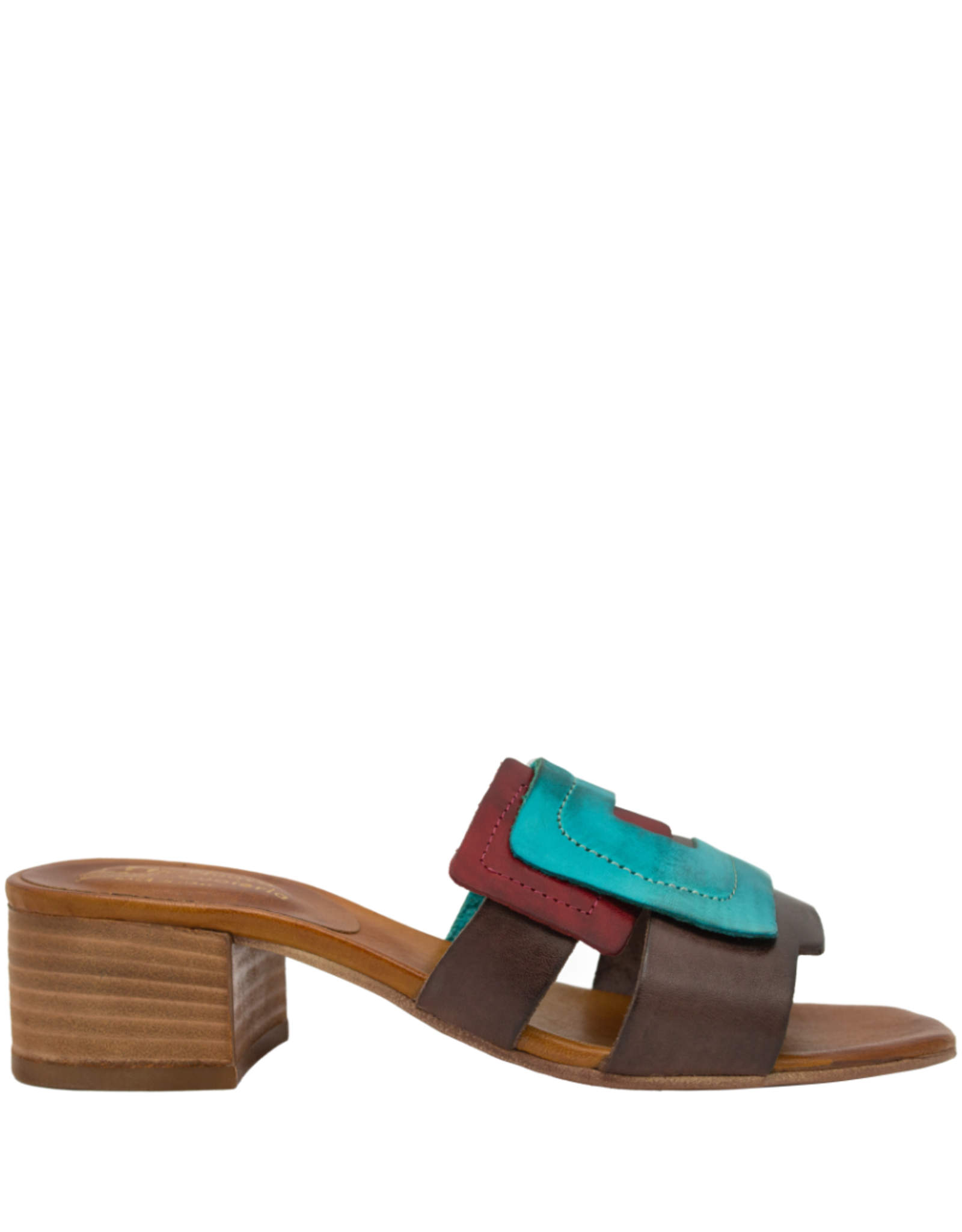 Nuova Nuova N1Z Turquoise Mule W/Heel 5052