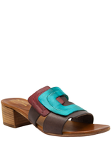 Nuova Nuova N1Z Turquoise Mule W/Heel 5052