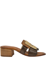 Nuova Nuova N2 Taupe Multi Asym Mule W/Heel 5052