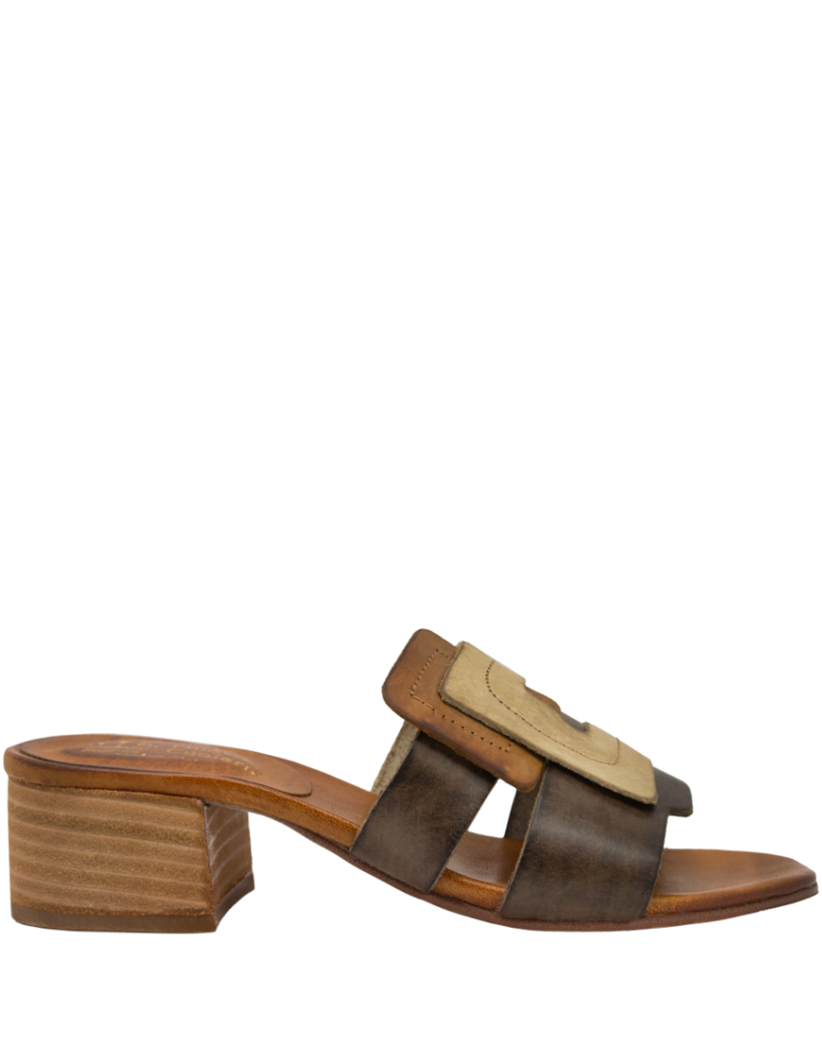 Nuova Nuova N2 Taupe Multi Asym Mule W/Heel 5052