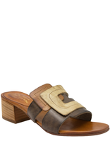 Nuova Nuova N2 Taupe Multi Asym Mule W/Heel 5052