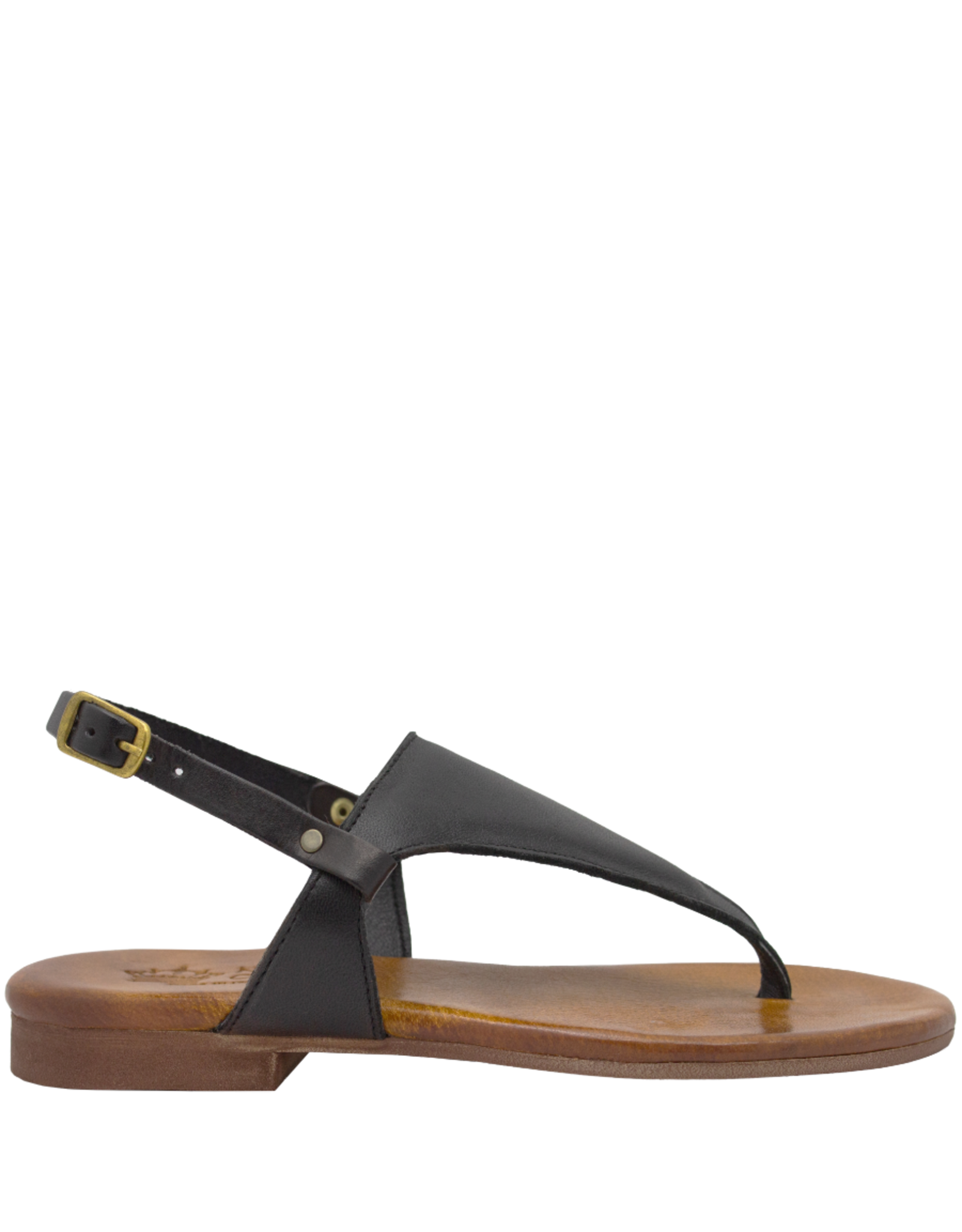 Nuova Nuova N2K Black Thong Sling Sandal 5056