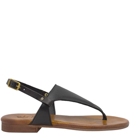 Nuova Nuova N2K Black Thong Sling Sandal 5056