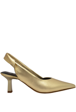Strategia Strategia EI59M Gold Point Toe Sling Pump 5951