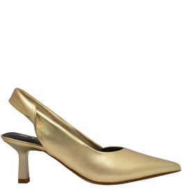 Strategia Strategia EI59M Gold Point Toe Sling Pump 5951