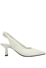 Strategia Strategia EI59K Off White Point Toe Sling Pump 5951