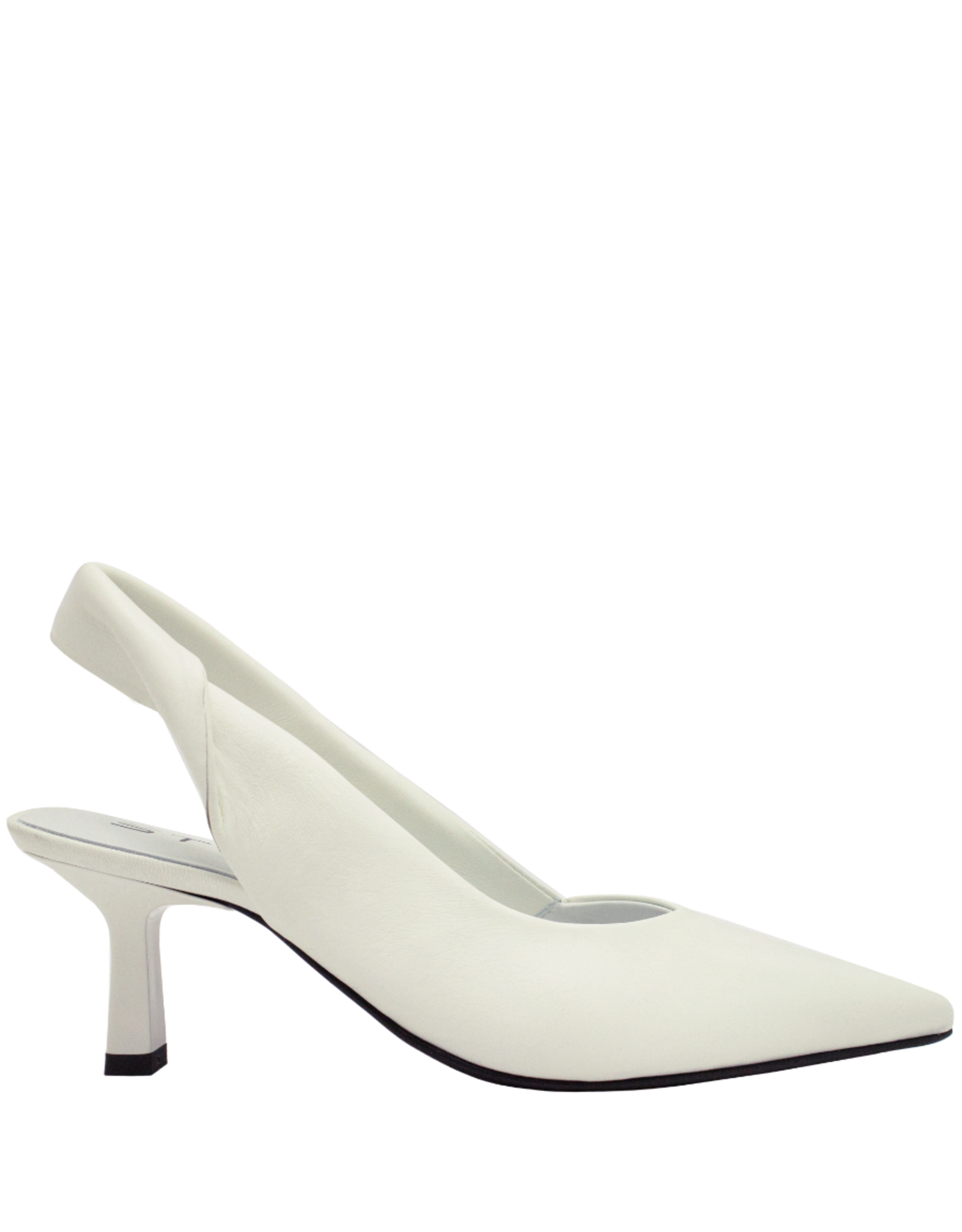 Strategia Strategia EI59K Off White Point Toe Sling Pump 5951