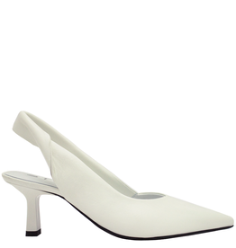 Strategia Strategia EI59K Off White Point Toe Sling Pump 5951