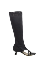 MLO Ixos IS72N Black Sandal Knee Boot 8523