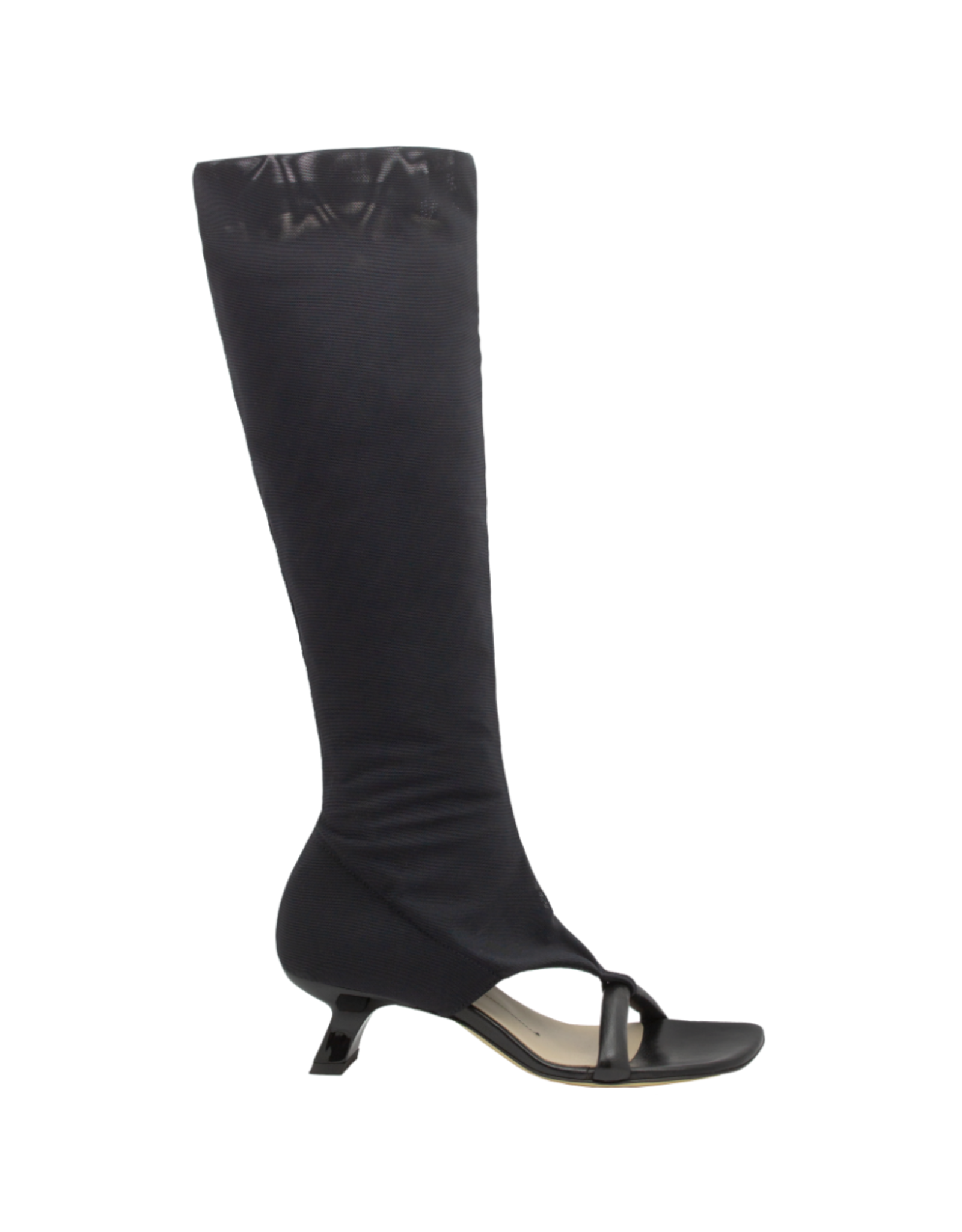 MLO Ixos IS72N Black Sandal Knee Boot 8523