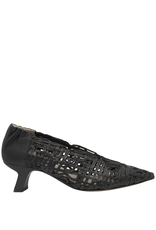MLO Ixos IS72O Black Pump With Lace Detail 9081