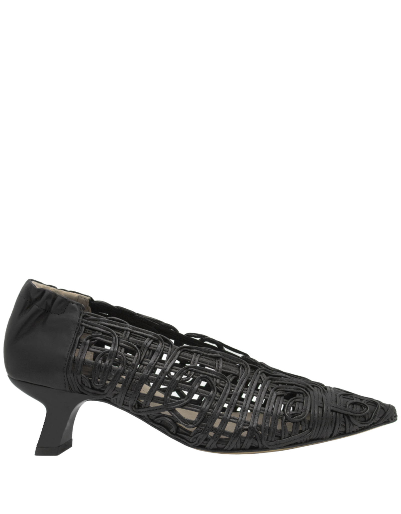 MLO Ixos IS72O Black Pump With Lace Detail 9081