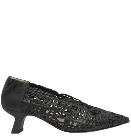 Ixos Ixos IS72O Black Pump With Lace Detail 9081