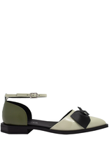 LeBohemien B2T Cream /Black Sandal 2052