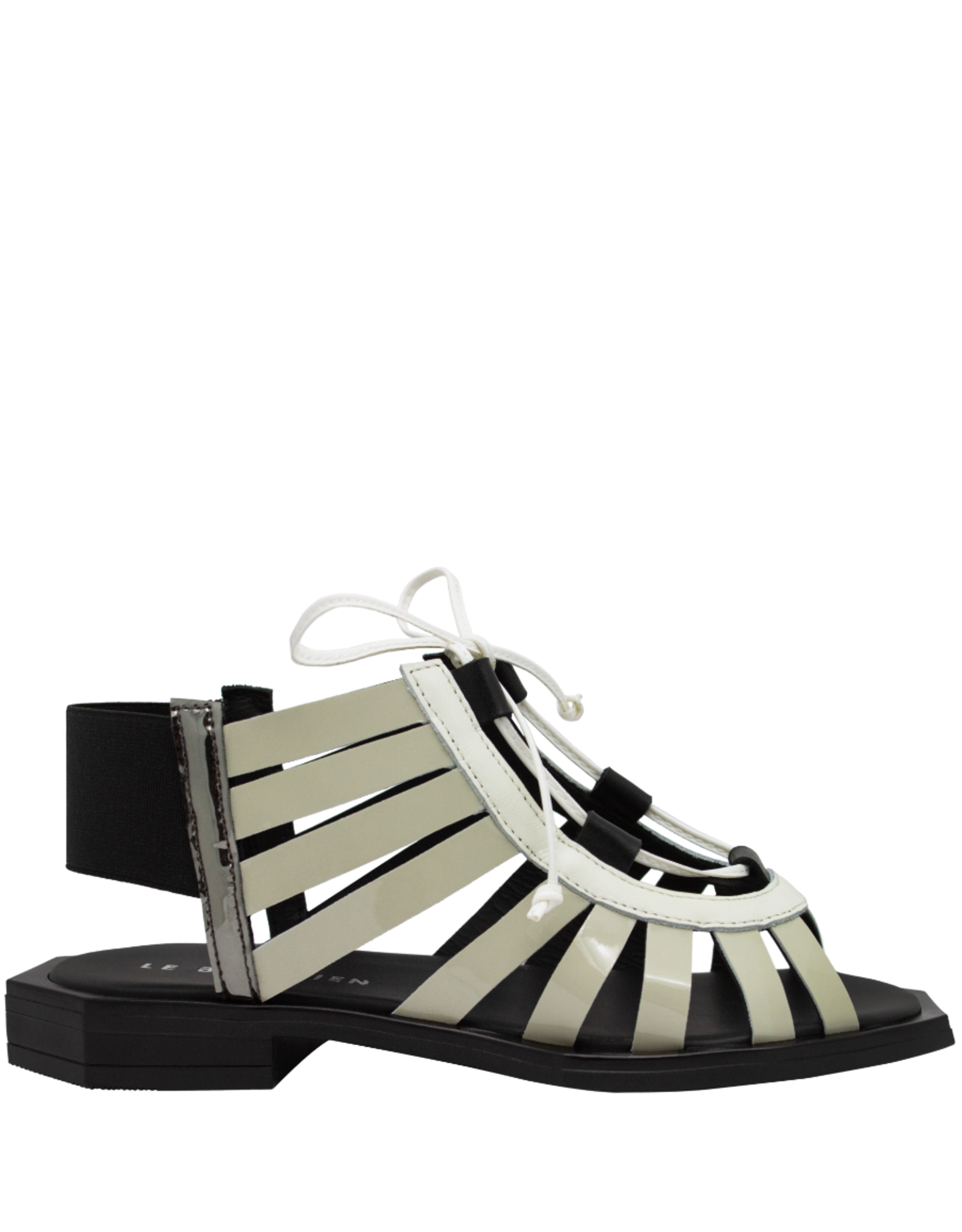 LeBohemien LeBohemien B2V Cream/Black Sandal 2112