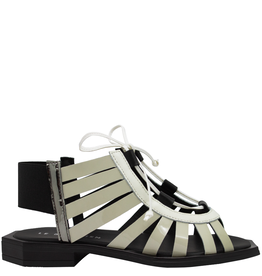 LeBohemien LeBohemien B2V Cream/Black Sandal 2112