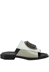 LeBohemien LeBohemien B3 Latte/Cream Button Mule 2140