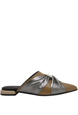OtherWoman OW1D Taupe W/Metal Mule 1007
