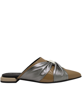 OtherWoman OtherWoman OW1D Taupe W/Metal Mule 1007