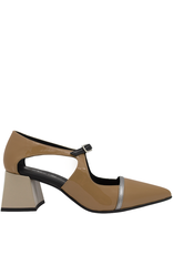 OtherWoman OW1F Taupe Mary Jane 1050