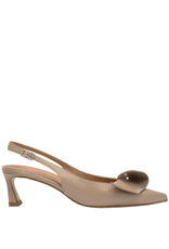 Chantal Chantal Ch1F Taupe Glaze Point Sling W/Ornament 2554
