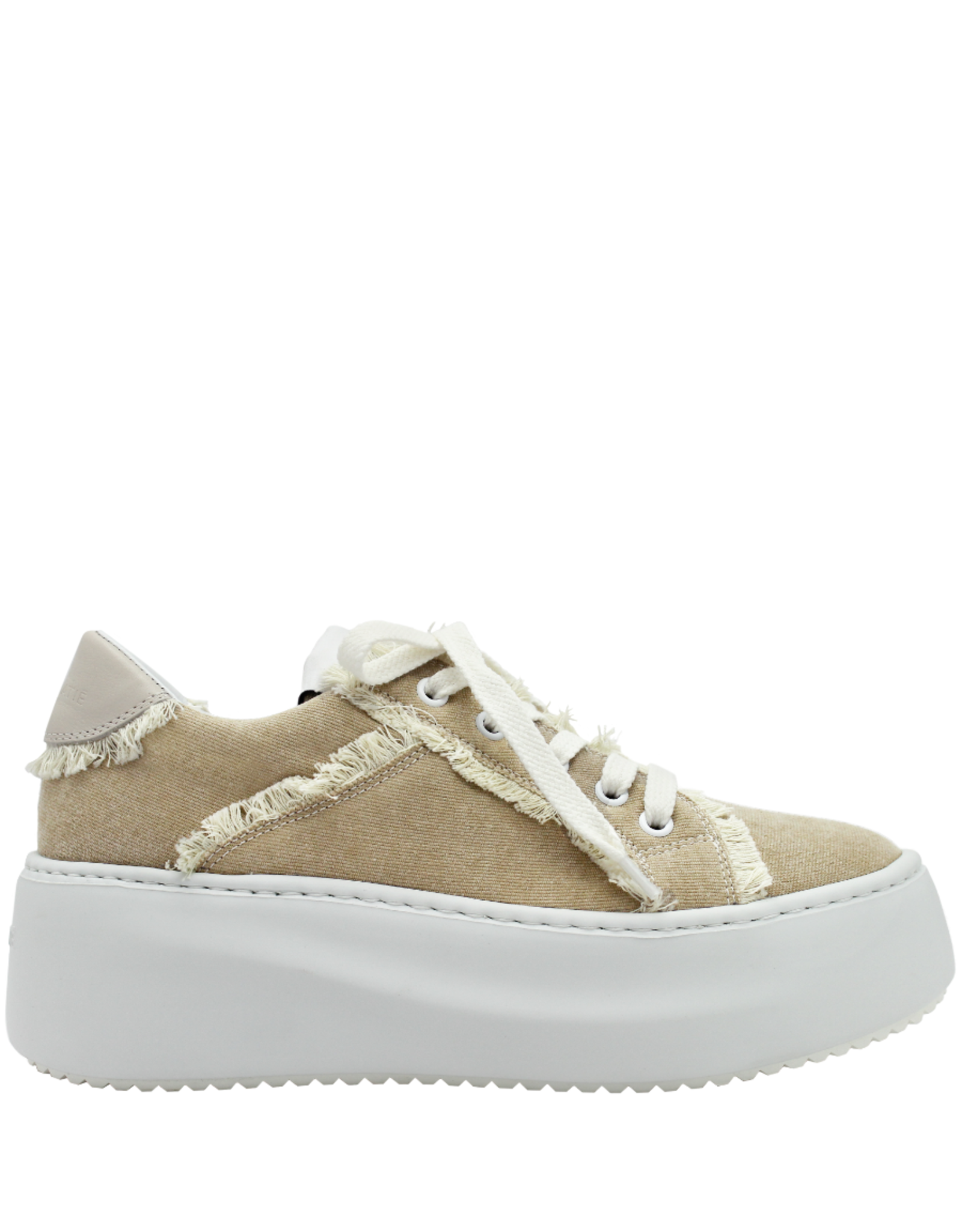 VicMatie VM81H Sand Lace-Up Sneaker With Fray 3052